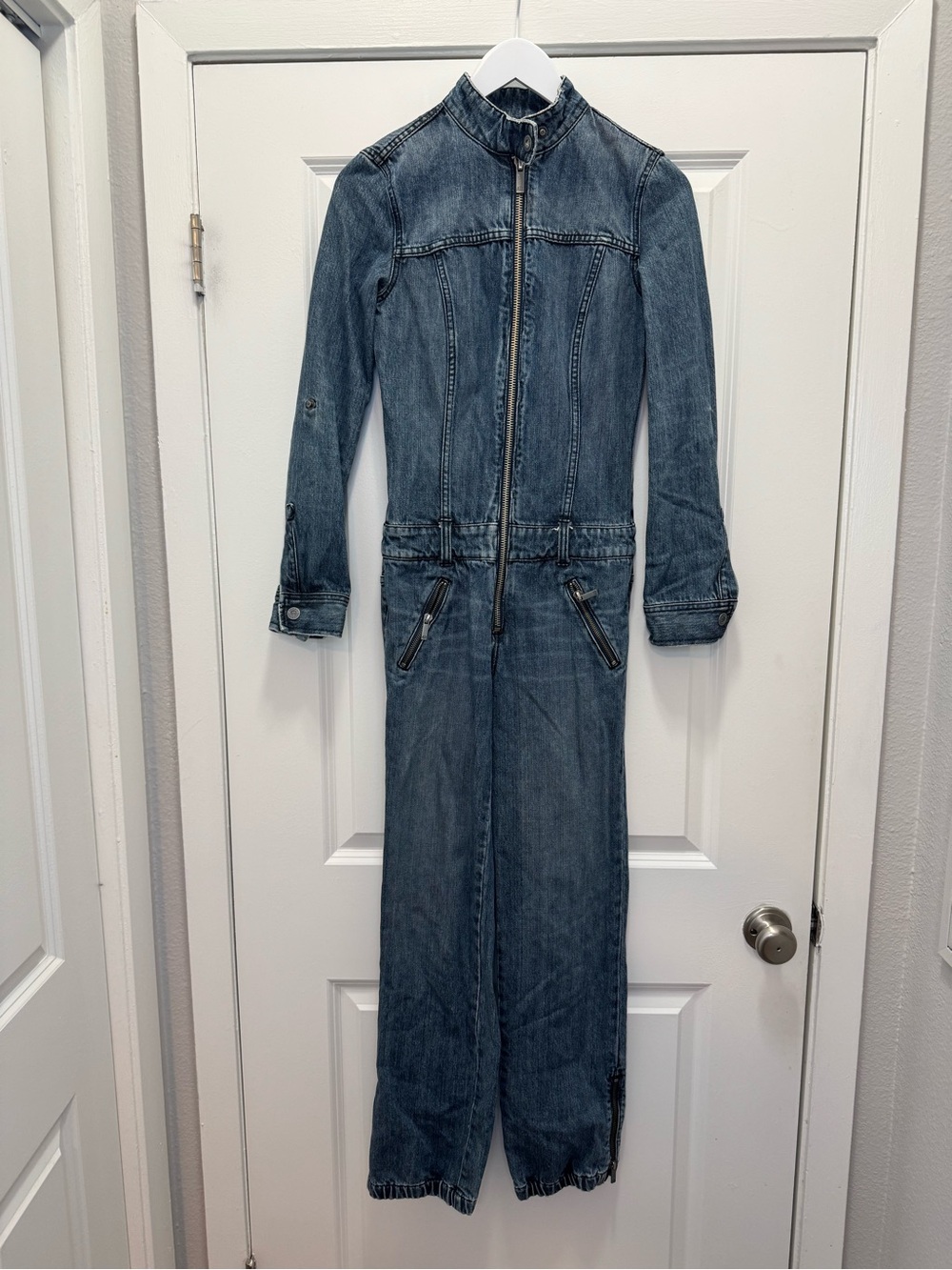 Armani Exchange Denim Overalls All In One